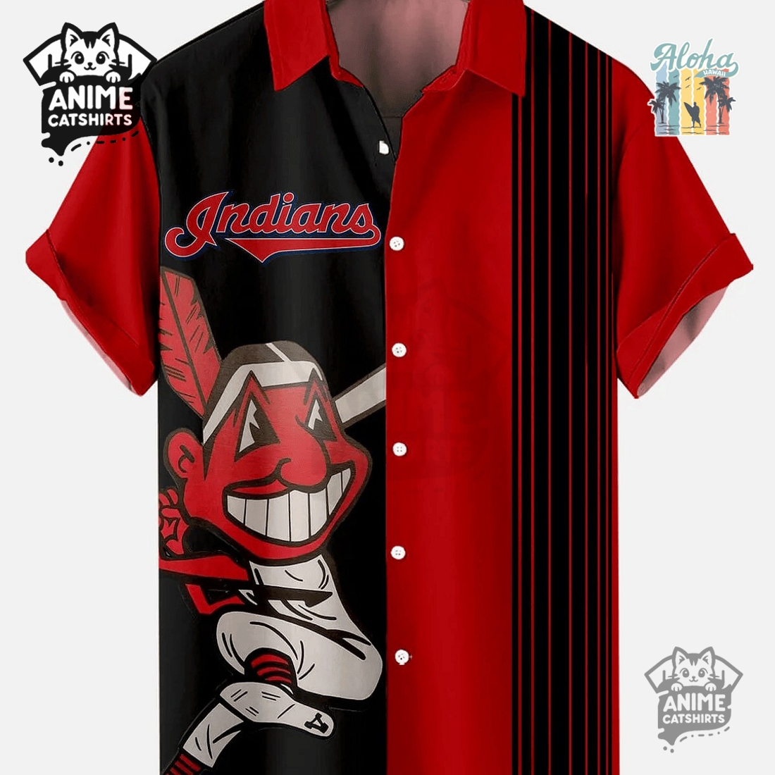 Cleveland Indians Sports Hawaiian Shirt