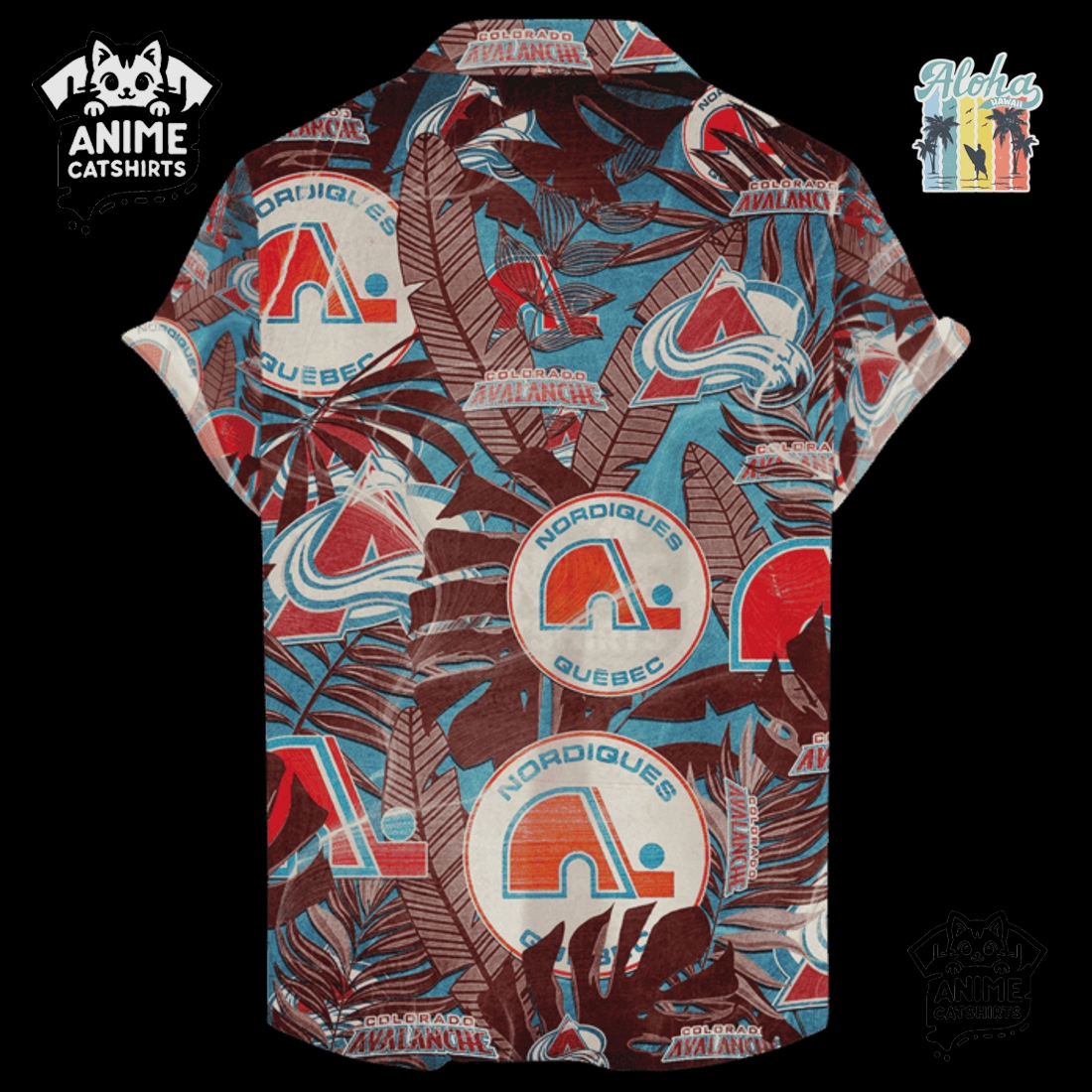 Colorado Avalanche Men’s NHL Hawaiian Shirt Colorado Avalanche Men’s NHL Hawaiian Shirt