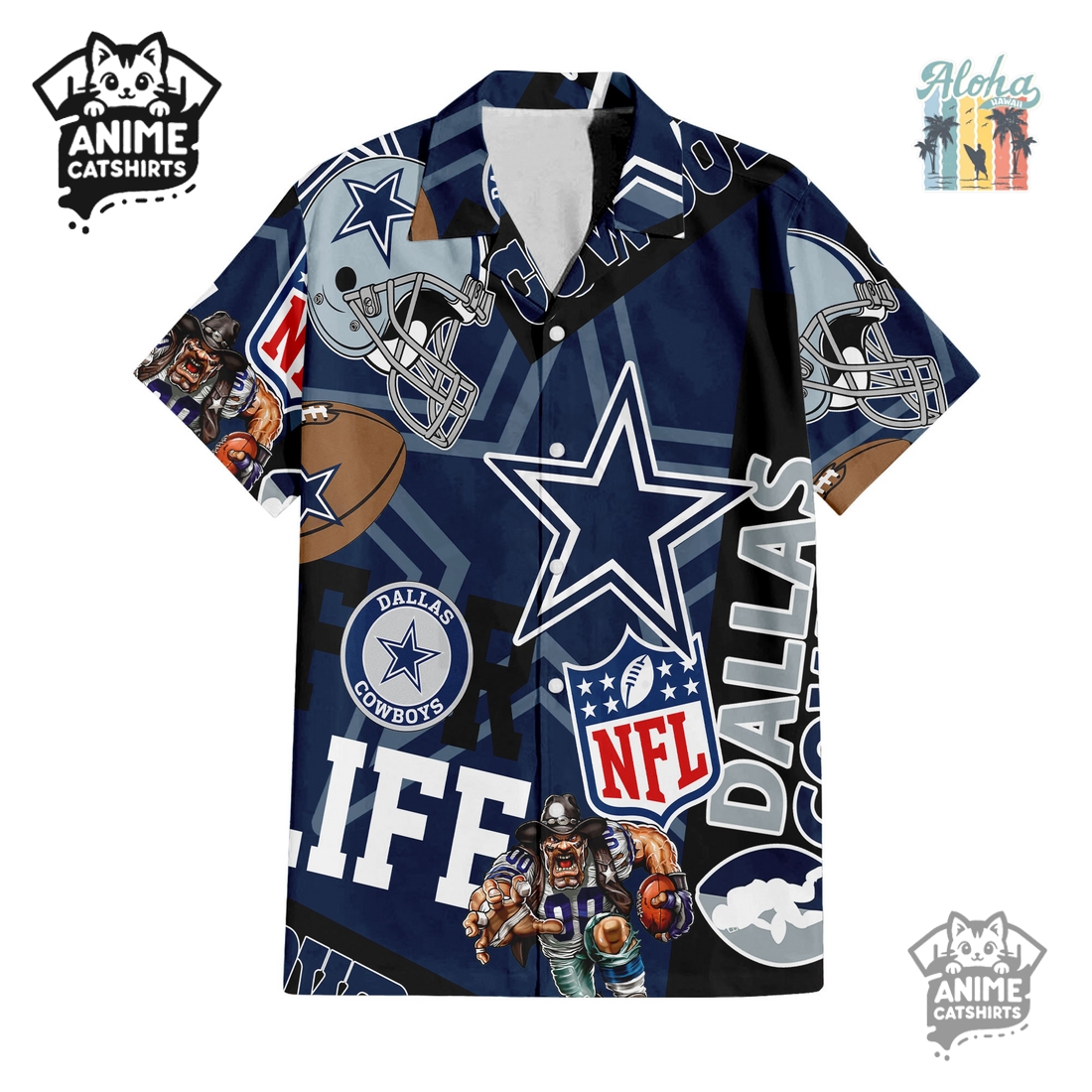 Atlanta Falcons NFL Hawaiian Shirt & Shorts Set