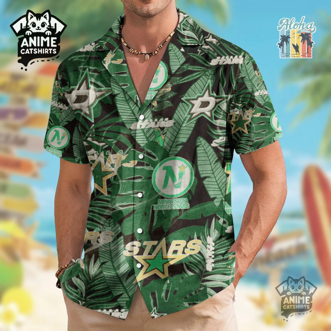 San Jose Sharks NHL Hawaiian Shirt