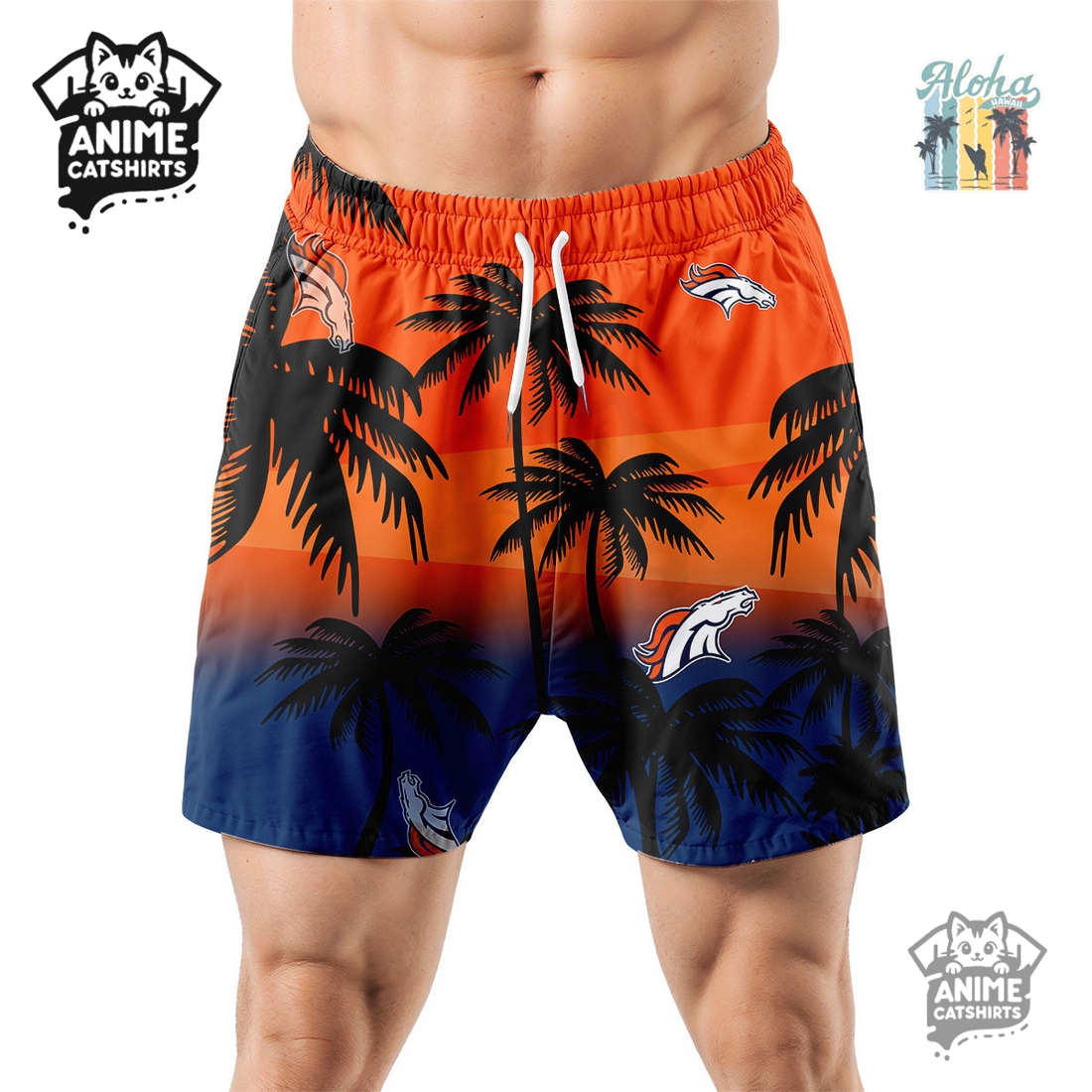 Denver Broncos NFL Aloha Shirt Denver Broncos NFL Aloha Shirt