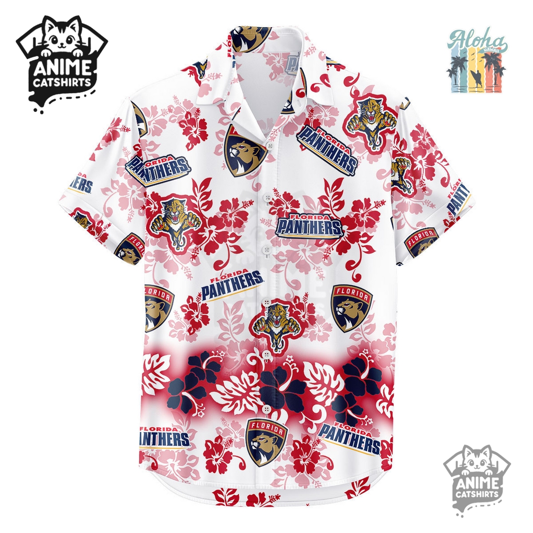 Florida Panthers Aloha Paradise NHL Hawaiian Shirt