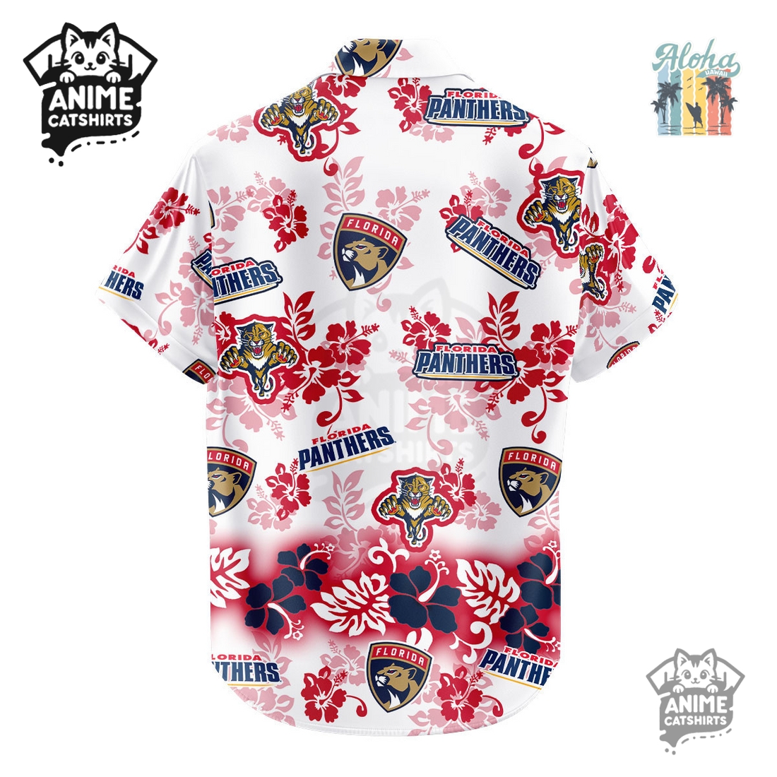 Florida Panthers Aloha Paradise NHL Hawaiian Shirt Florida Panthers Aloha Paradise NHL Hawaiian Shirt