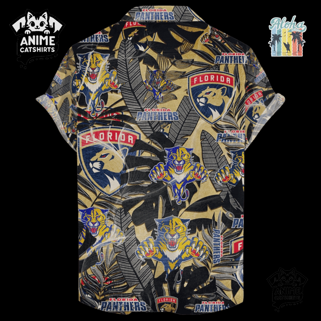 Florida Panthers Men’s NHL Hawaiian Shirt