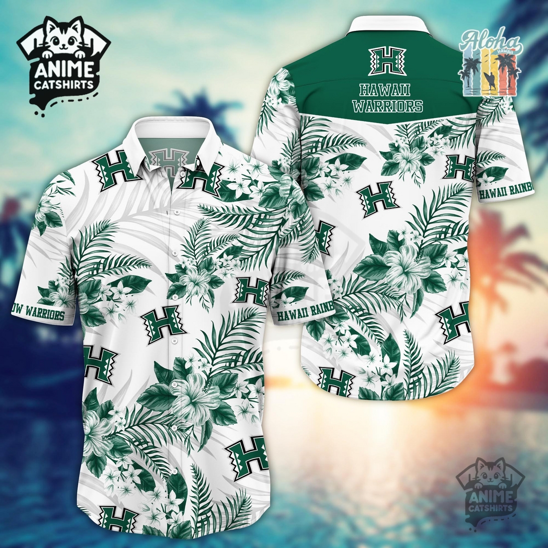 Hawaii Rainbow Warriors - Trending NBA Hawaiian Shirt