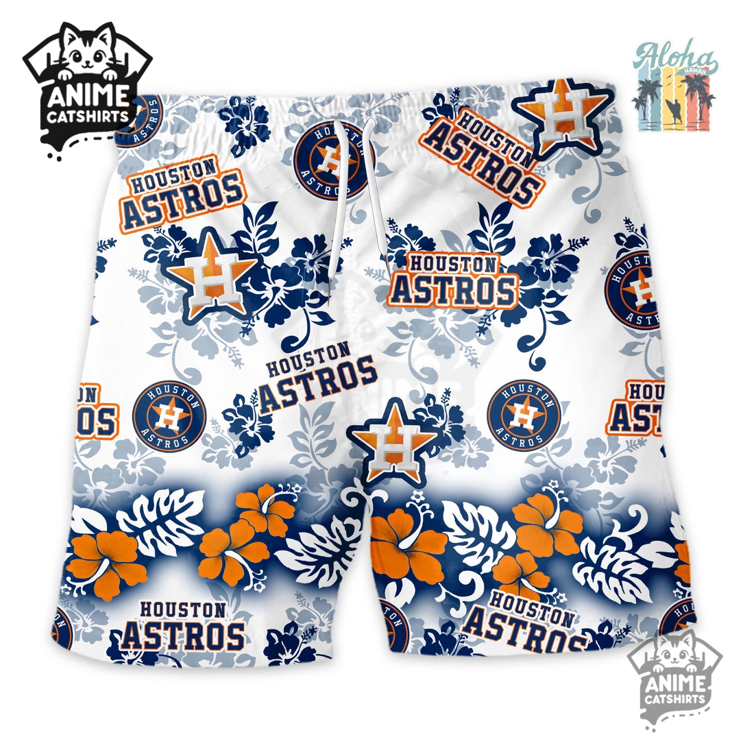 Houston Astros Aloha Paradise Hawaiian Short Houston Astros Aloha Paradise Hawaiian Short