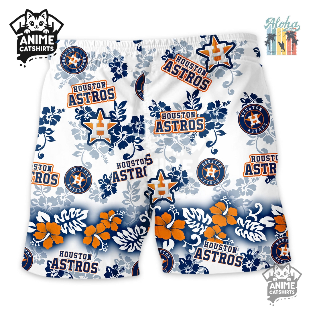 Houston Astros Aloha Paradise Hawaiian Short Houston Astros Aloha Paradise Hawaiian Short