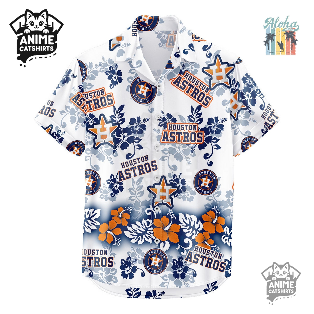 Houston Astros Aloha Paradise MLB Aloha Hawaiian Shirt