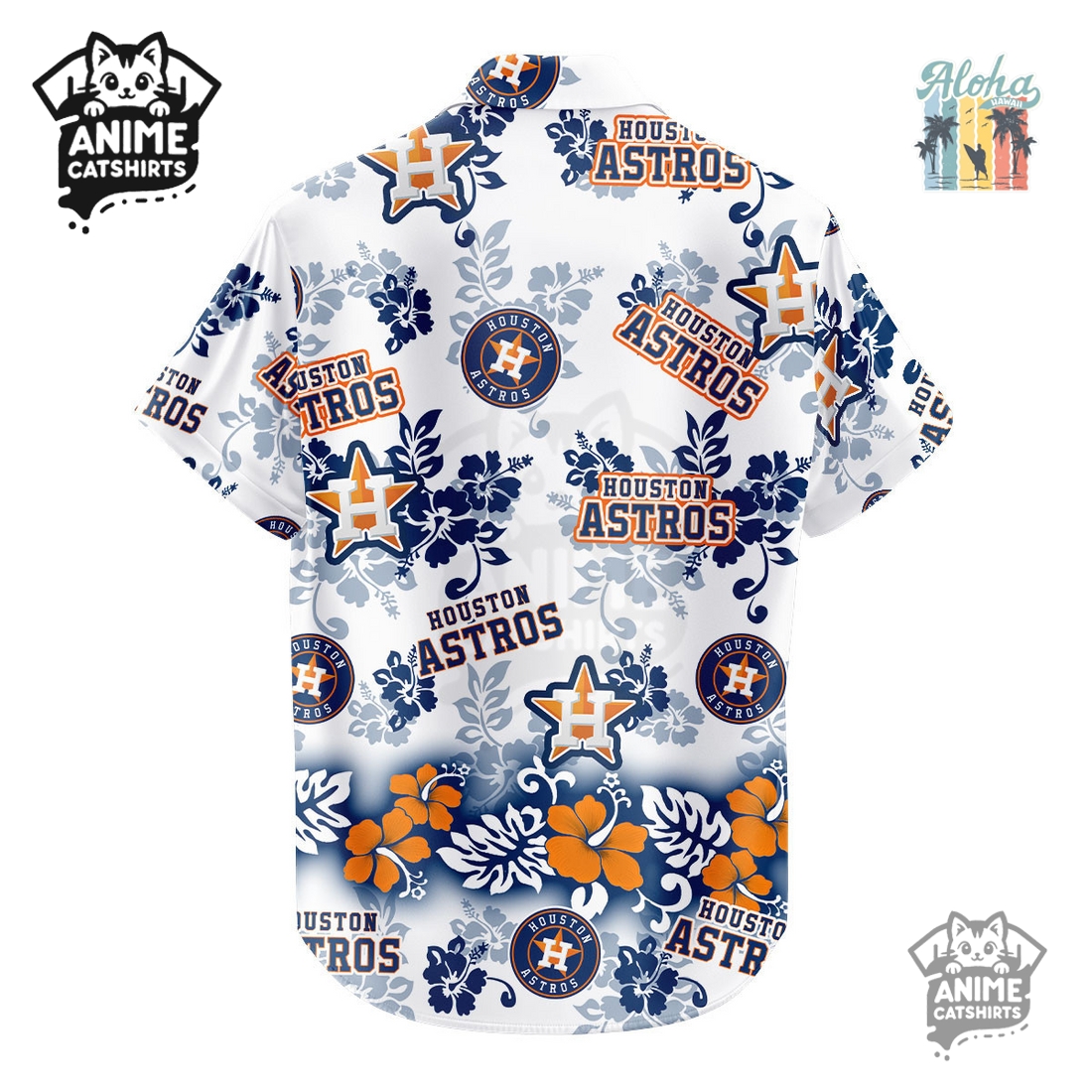 Houston Astros Aloha Paradise MLB Aloha Hawaiian Shirt Houston Astros Aloha Paradise MLB Aloha Hawaiian Shirt