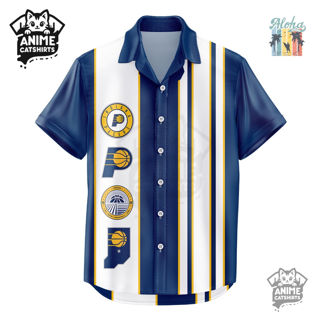 Indiana Pacers NBA Hawaiian Shirt Indiana Pacers NBA Hawaiian Shirt