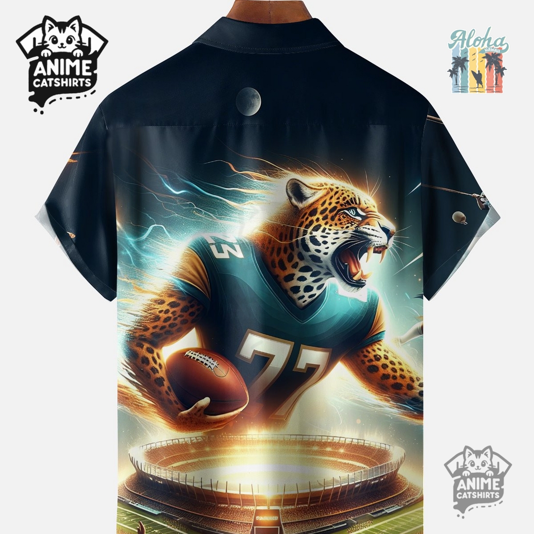 Jacksonville Jaguars Art NFL Hawaiian Shirt Jacksonville Jaguars Art NFL Hawaiian Shirt