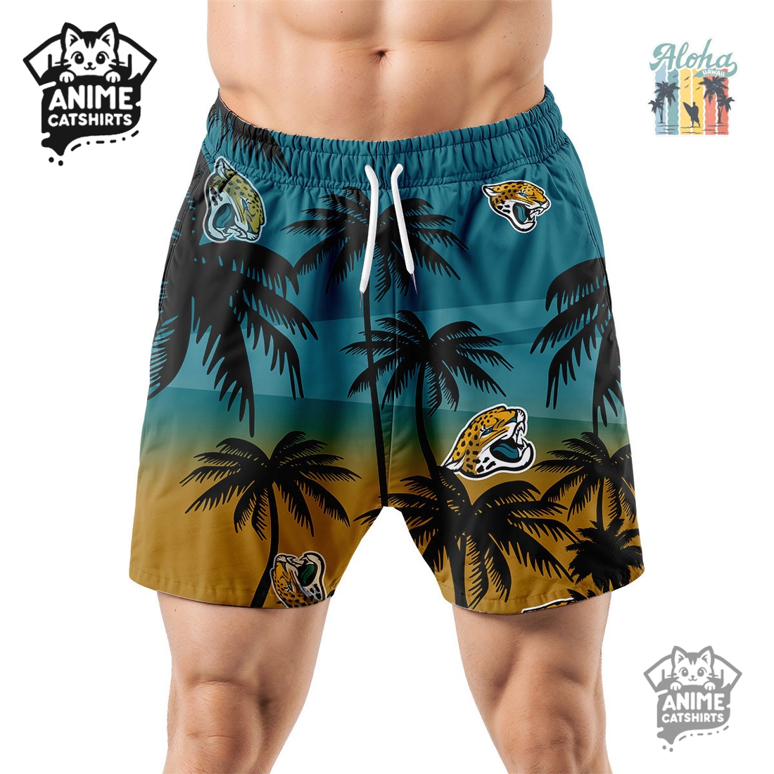 Jacksonville Jaguars NFL Aloha Shirt Jacksonville Jaguars NFL Aloha Shirt