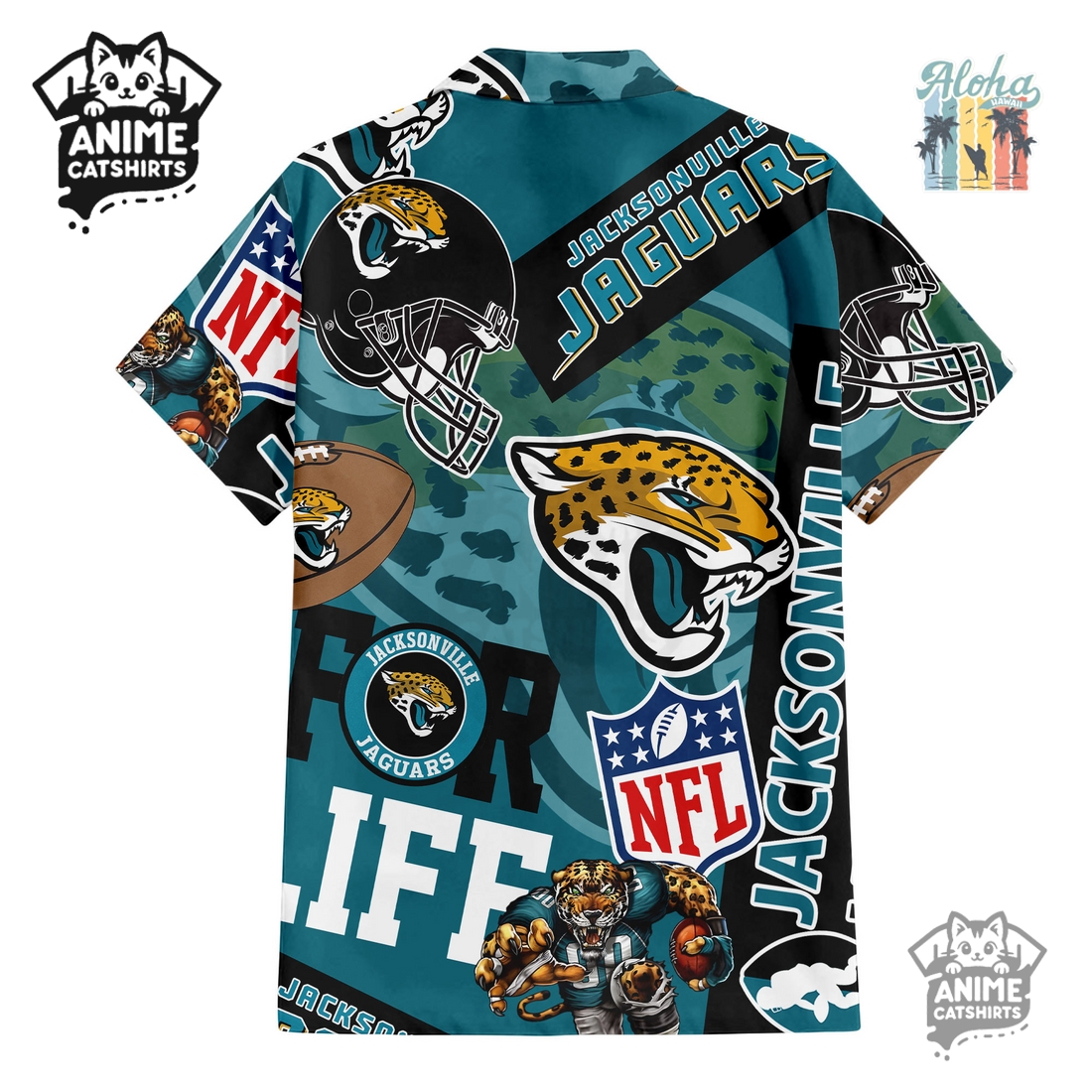 Jacksonville Jaguars NFL Aloha Shirt & Shorts Set