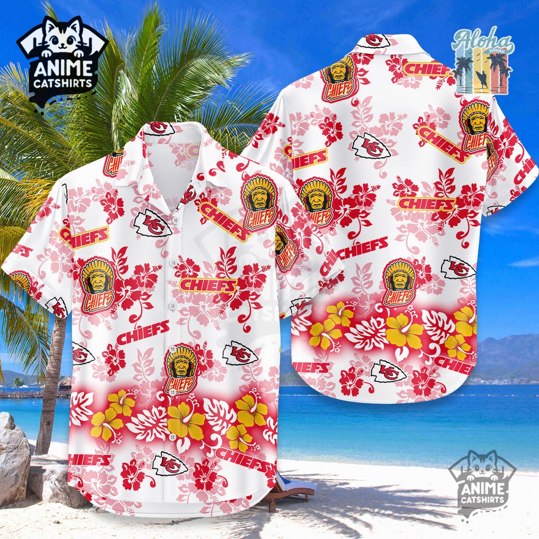 Ottawa Senators Men’s NHL Hawaiian Shirt