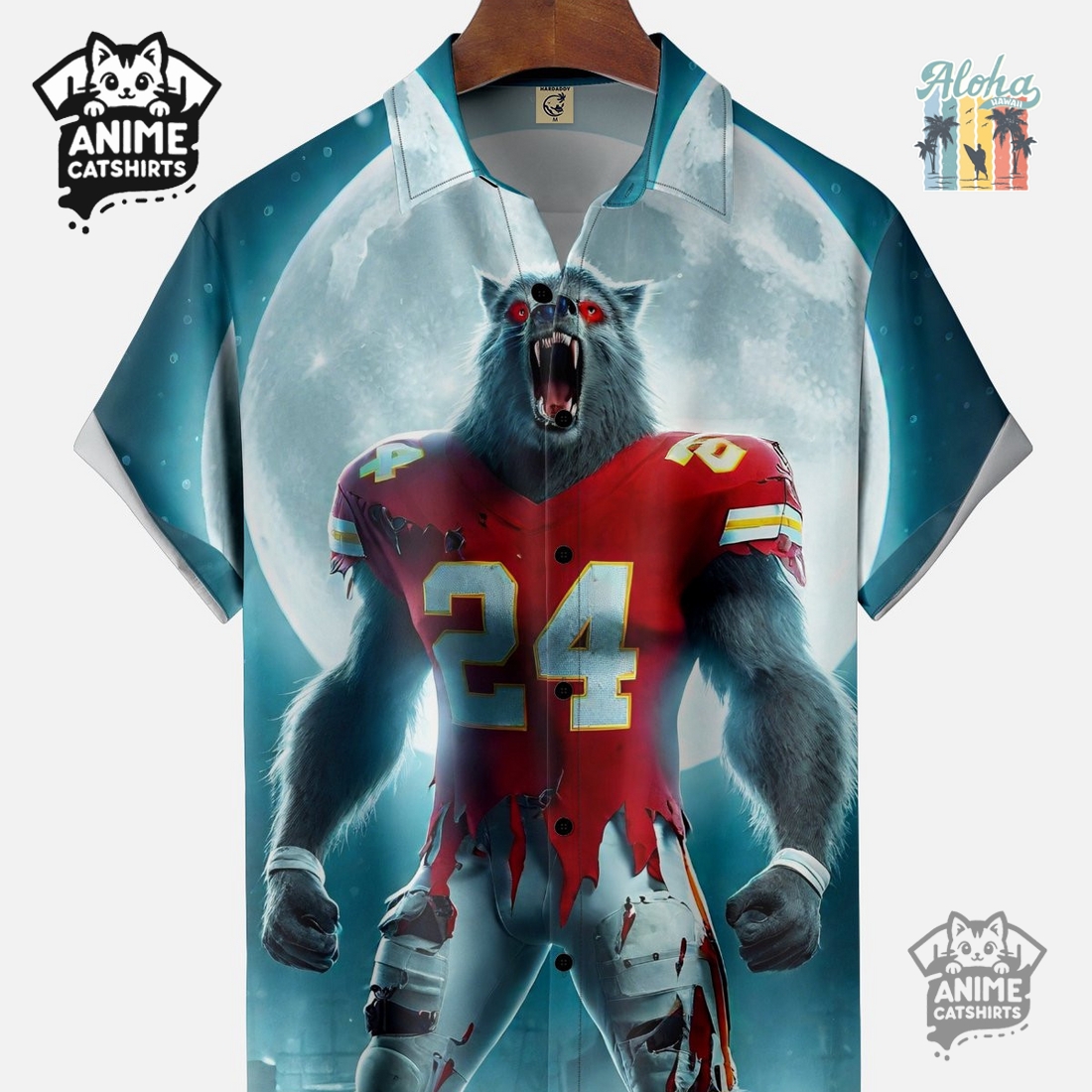 Kansas City Chiefs Art NFL Aloha Shirt Kansas City Chiefs Art NFL Aloha Shirt