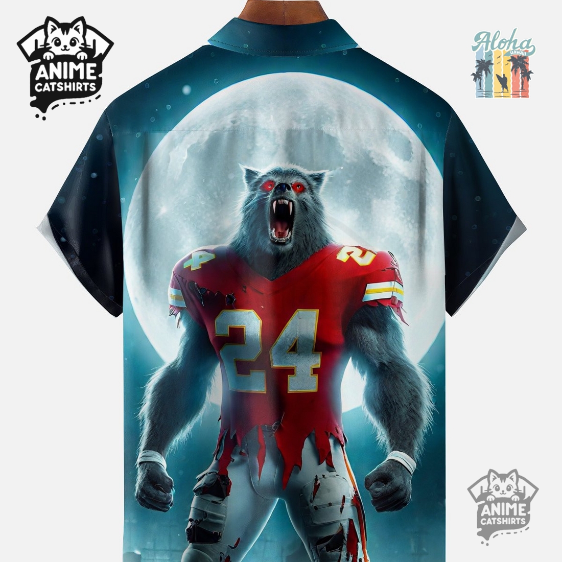 Kansas City Chiefs Art NFL Aloha Shirt