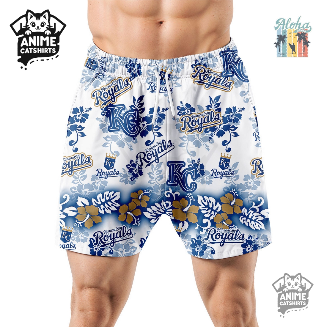 Kansas City Royals Aloha Paradise Hawaiian Short