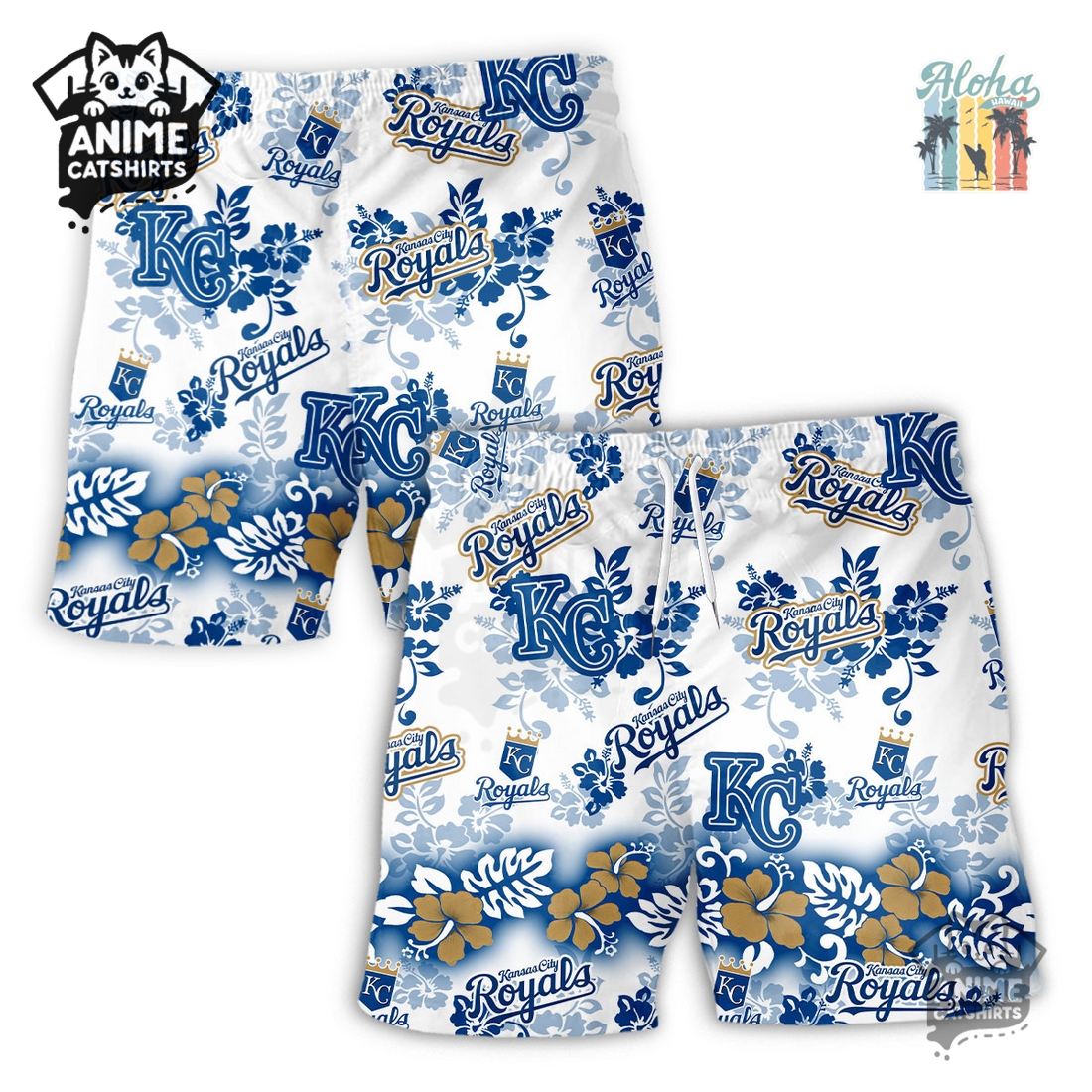 Kansas City Royals Aloha Paradise Hawaiian Short