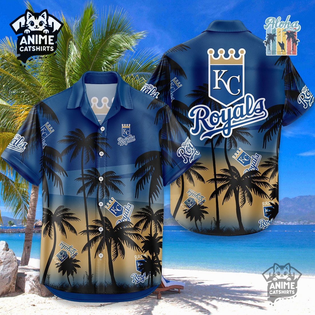 Kansas City Royals MLB Aloha Shirt