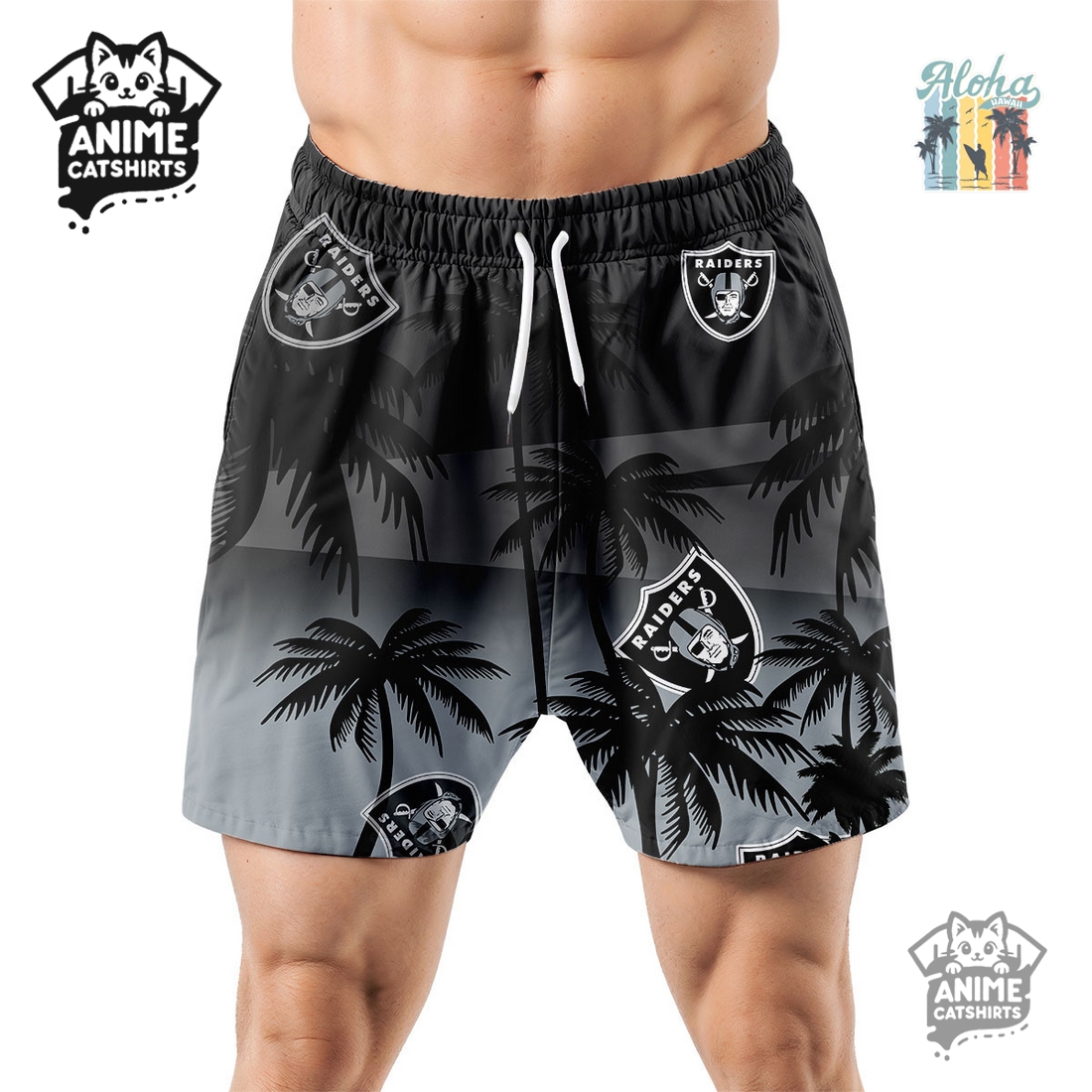 Las Vegas Raiders NFL Aloha Shirt Las Vegas Raiders NFL Aloha Shirt