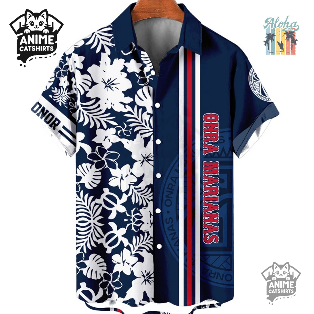 New England Patriots Signature Skull NFL Hawaiian Shirt