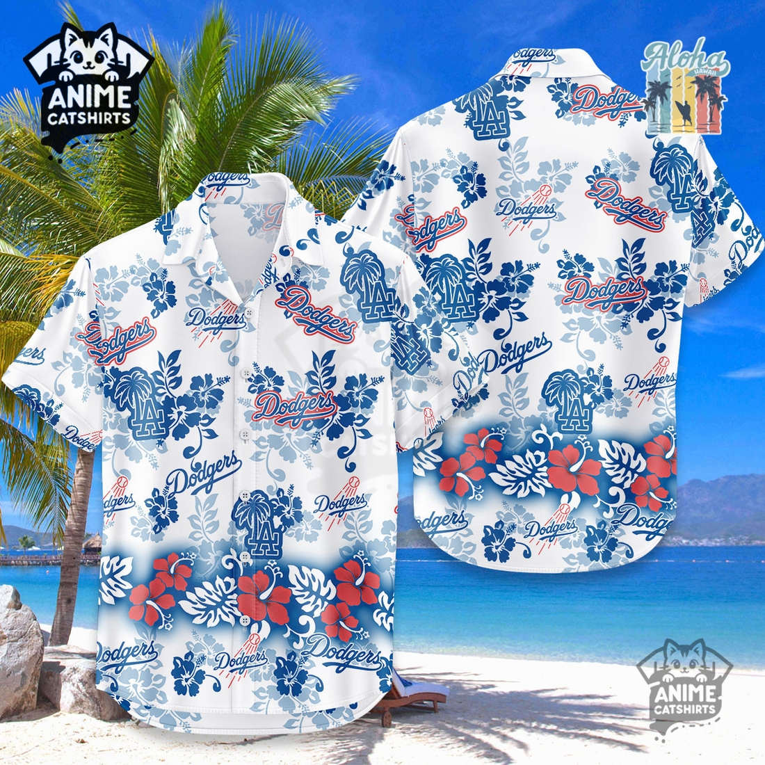 New York Rangers Aloha Paradise NHL Hawaiian Shirt