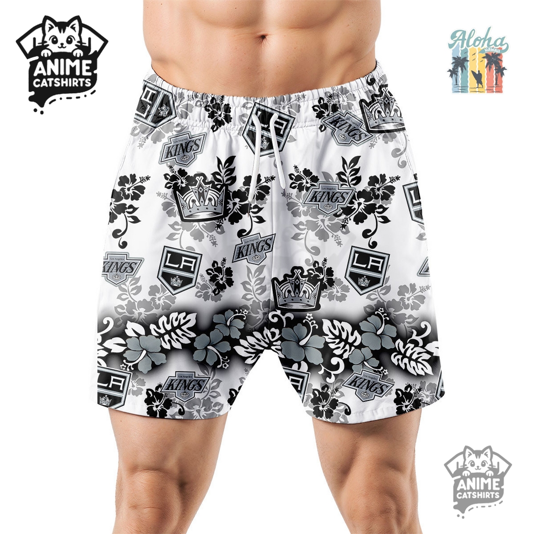 Seattle Kraken Aloha Paradise NHL Hawaiian Short