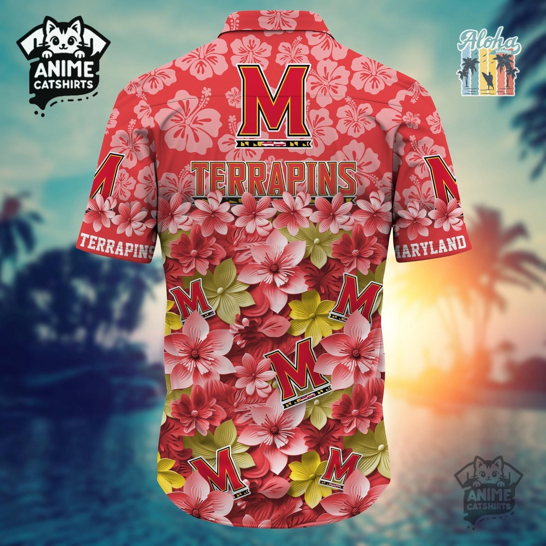 Maryland Terrapins Sports Hawaiian Shirt Maryland Terrapins Sports Hawaiian Shirt