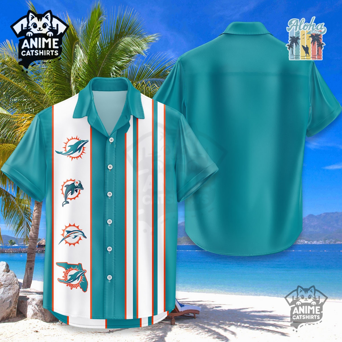 Miami Dolphins NFL Hawaiian Shirt