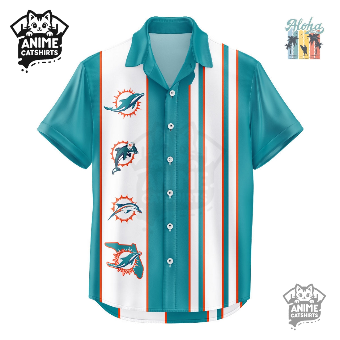 Miami Dolphins NFL Hawaiian Shirt