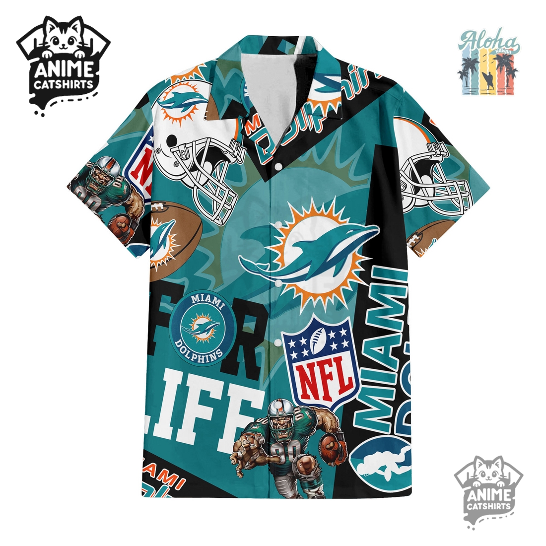 Kansas City Royals Hawaiian Shirt & Shorts Set Kansas City Royals Hawaiian Shirt & Shorts Set