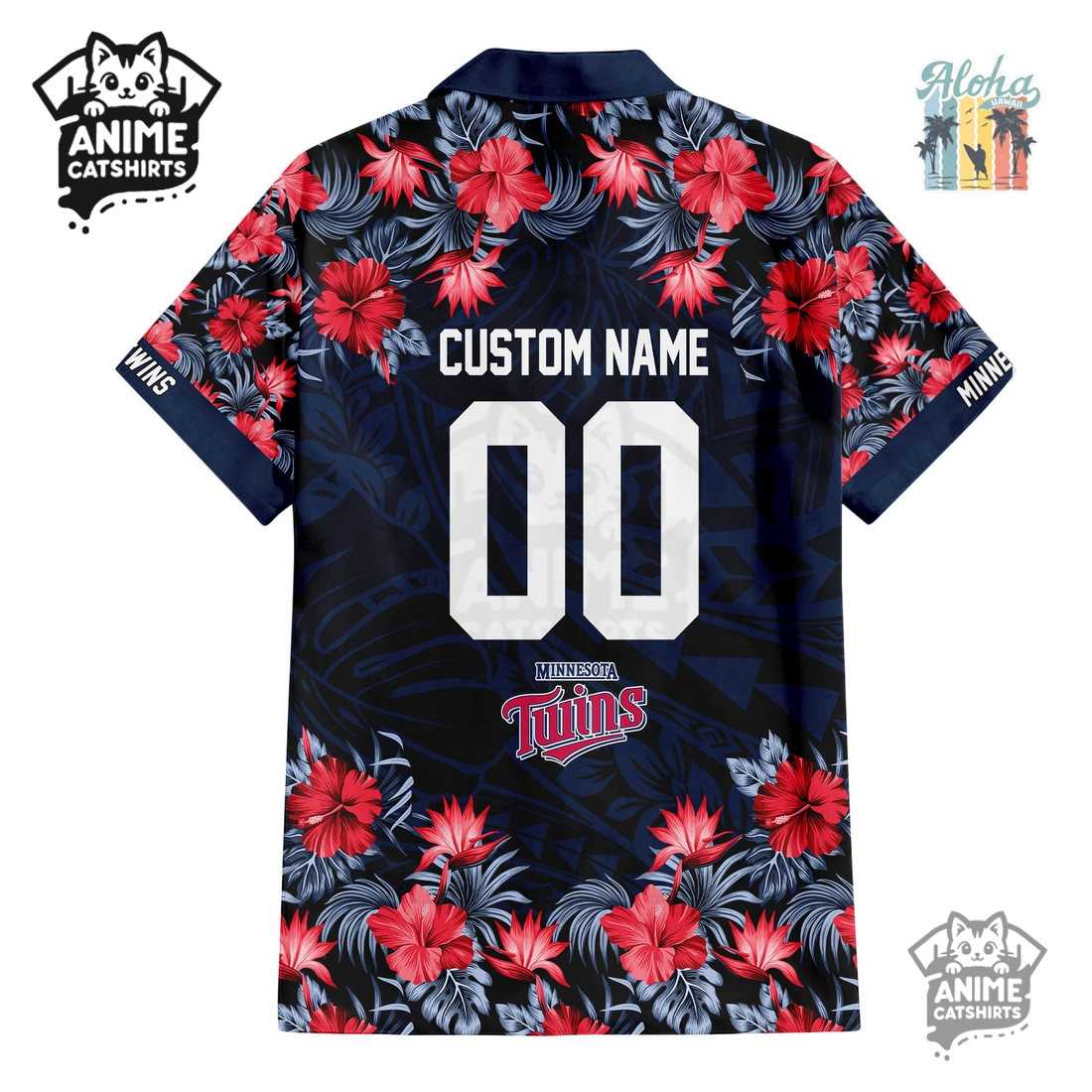 Minnesota Twins Hawaiian Shirt & Shorts Set
