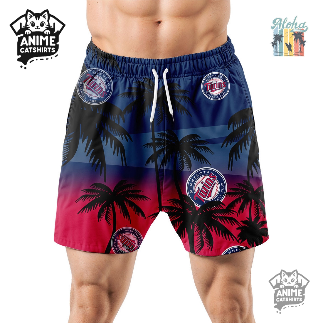 Minnesota Twins MLB Aloha Shirt Minnesota Twins MLB Aloha Shirt