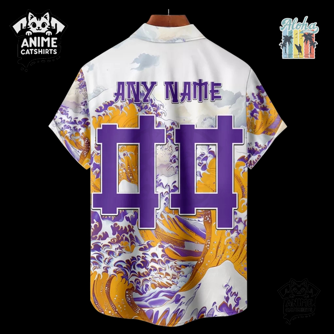 Minnesota Vikings Great Wave NHL Hawaiian Shirt