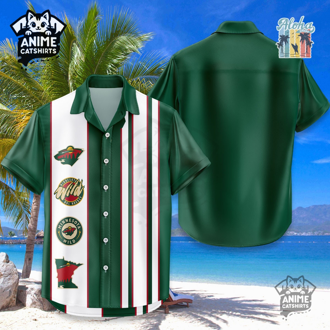 Minnesota Wild NHL Hawaiian Shirt
