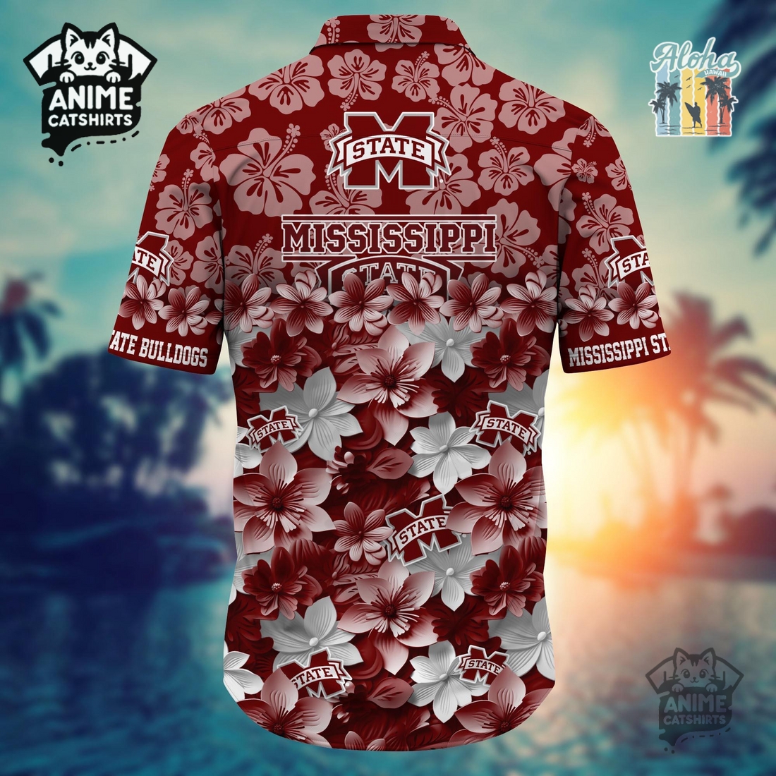 Mississippi State Bulldogs Sports Hawaiian Shirt Mississippi State Bulldogs Sports Hawaiian Shirt