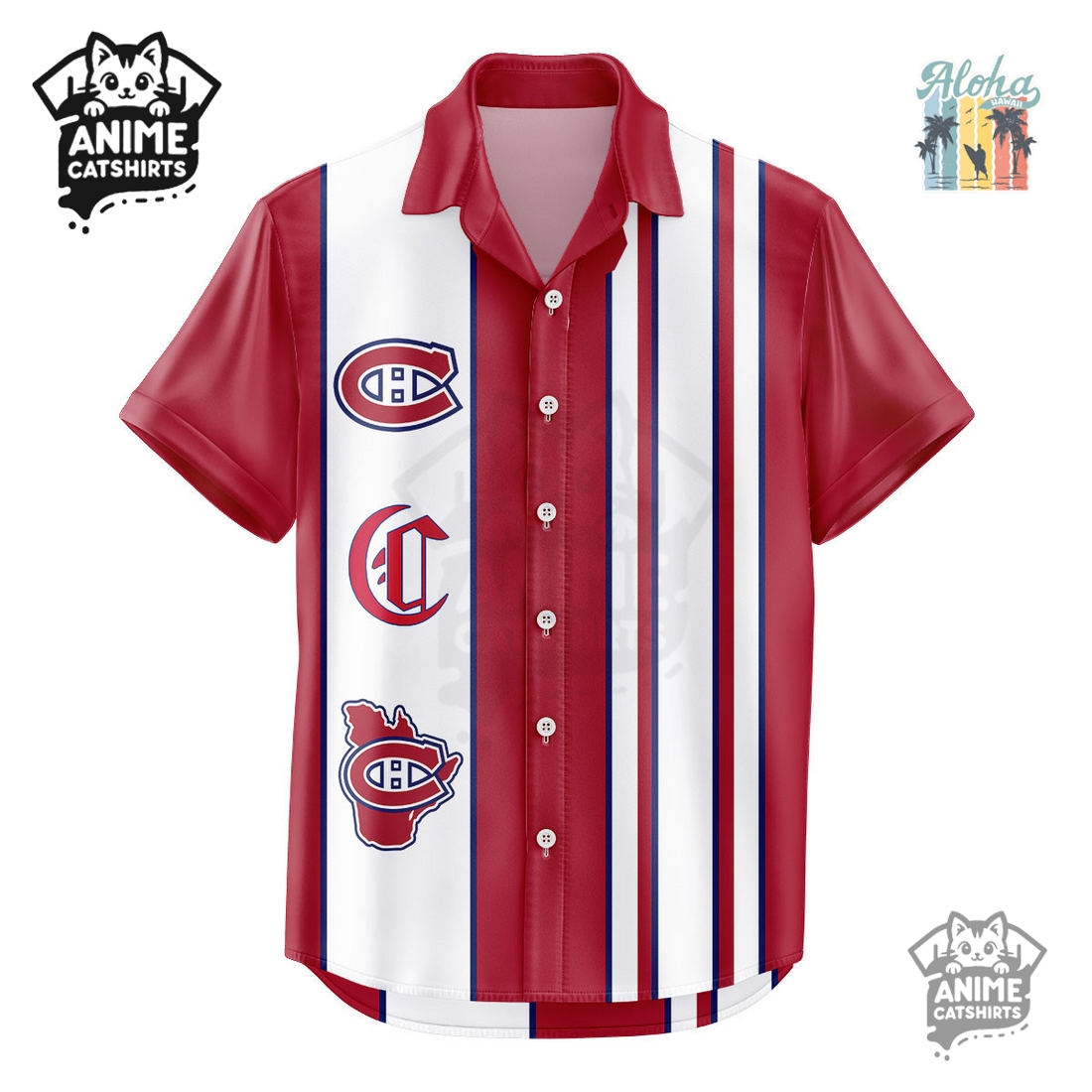 Montreal Canadiens NHL Hawaiian Shirt