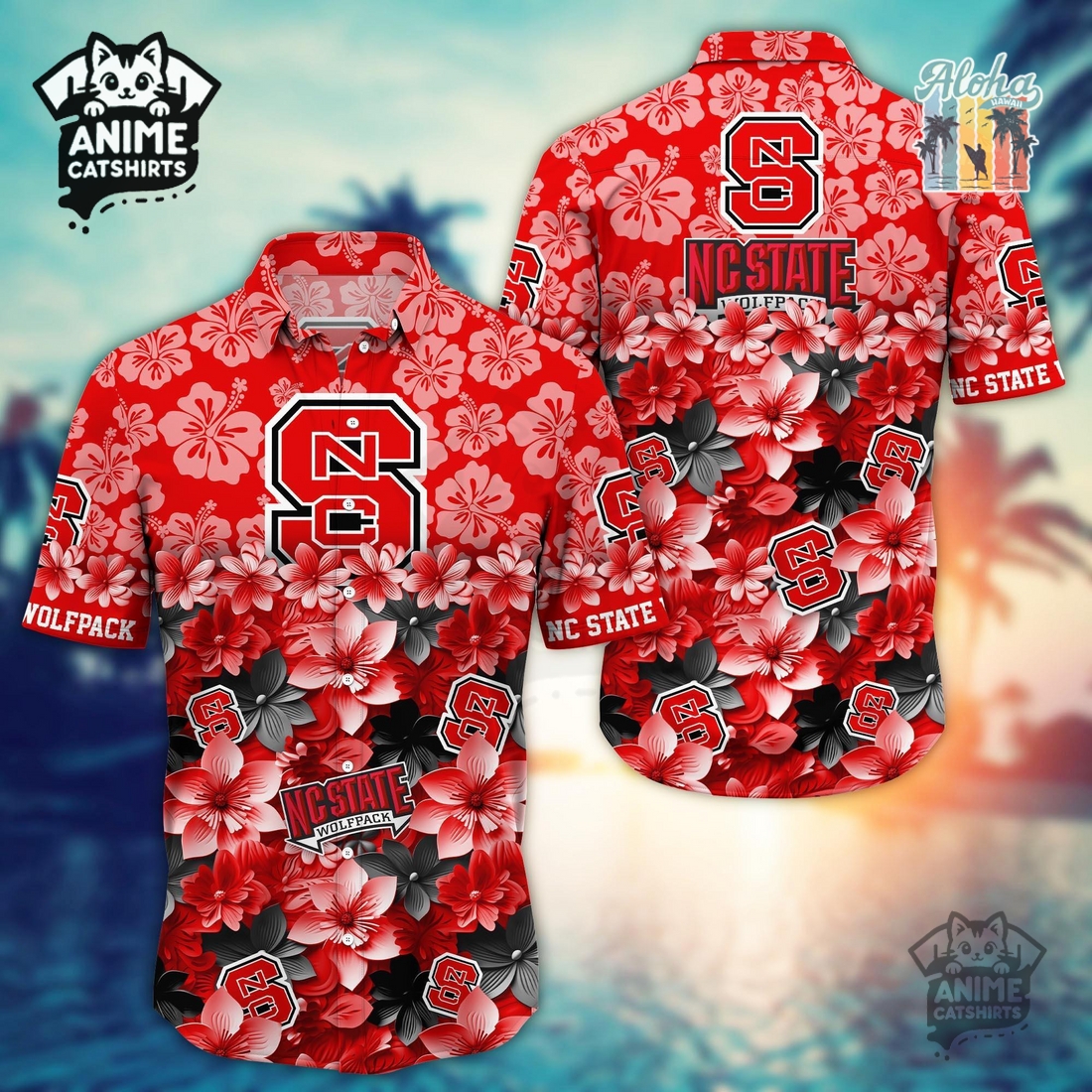 NC State Wolfpack Sports Hawaiian Shirt