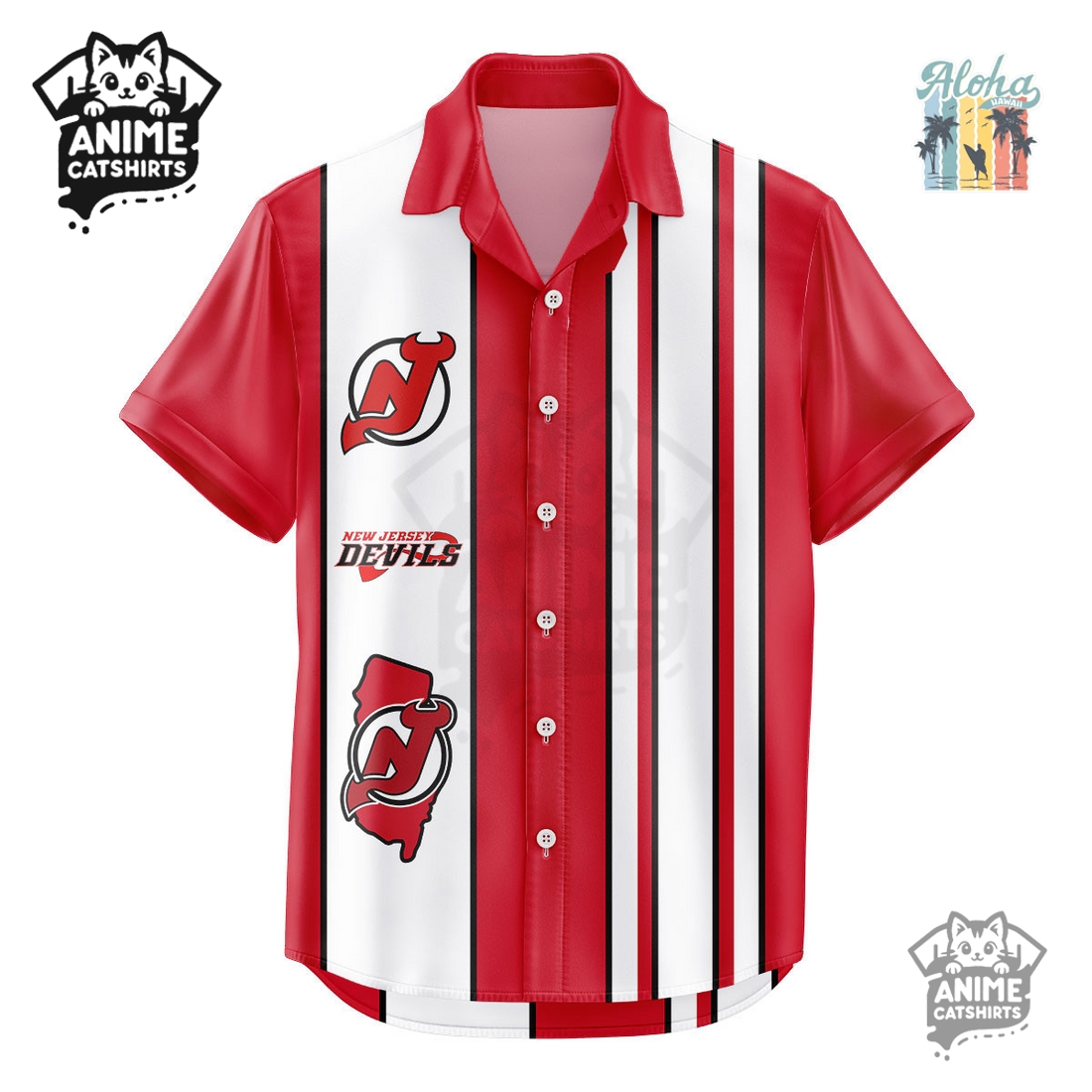 New Jersey Devils NHL Hawaiian Shirt
