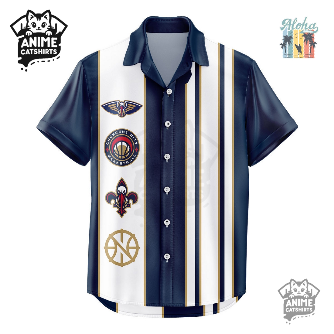 New Orleans Pelicans NBA Hawaiian Shirt