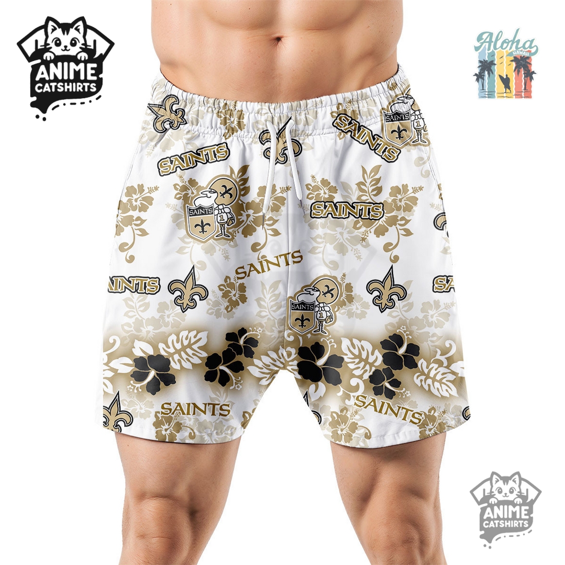 San Diego Padres Aloha Paradise Hawaiian Short