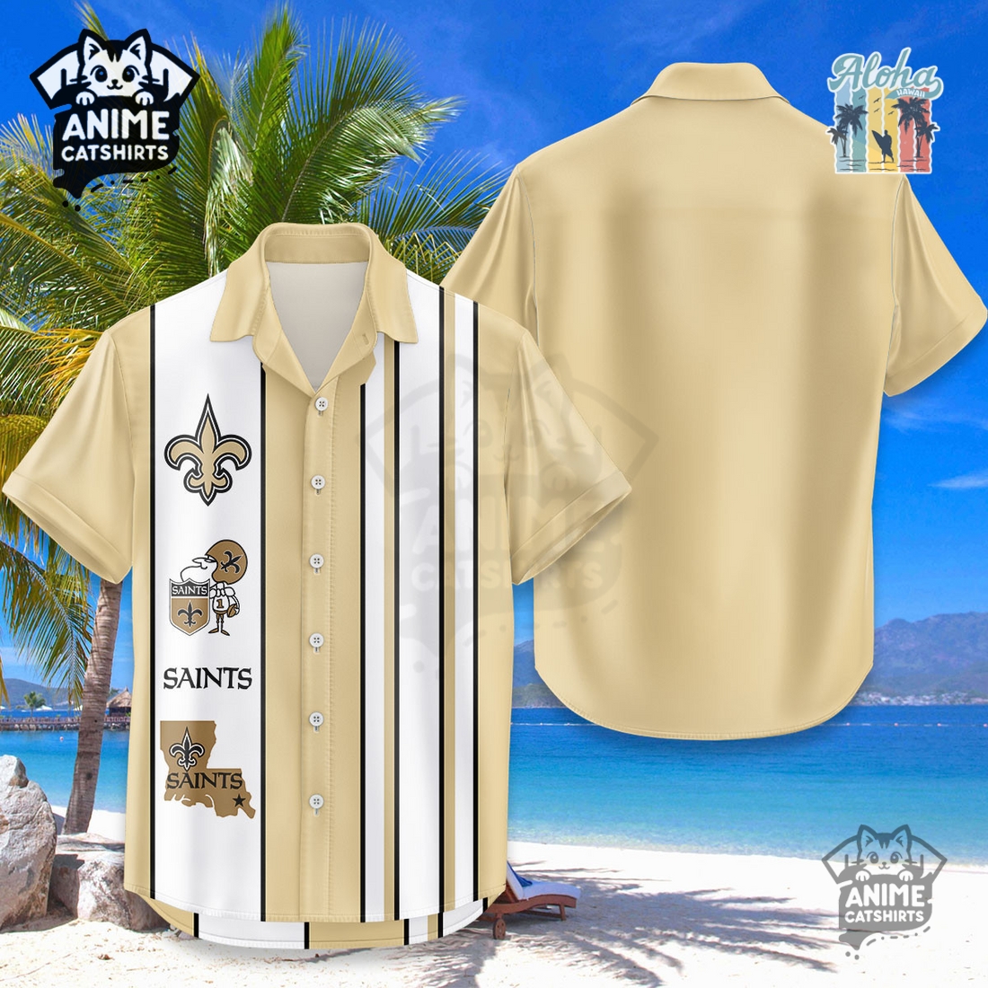 New Orleans Saints NFL Hawaiian Shirt