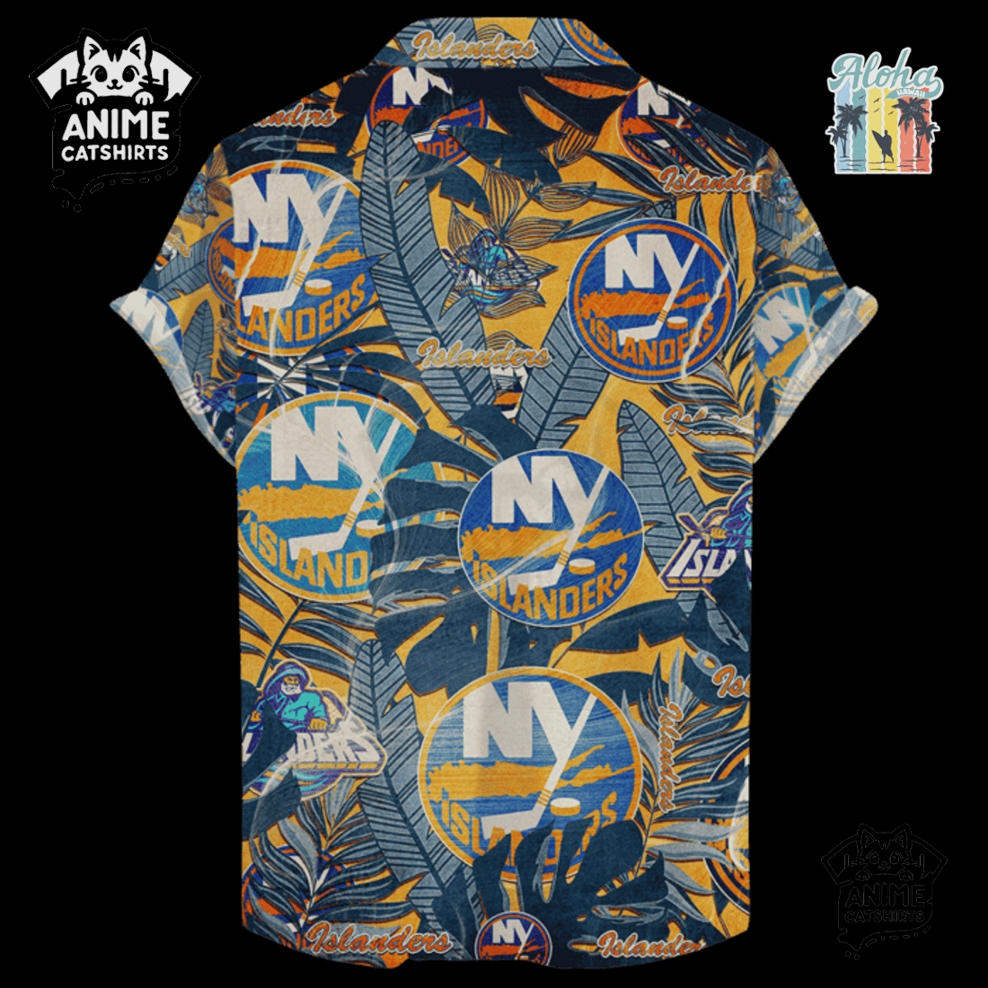 New York Islanders Men’s NHL Hawaiian Shirt