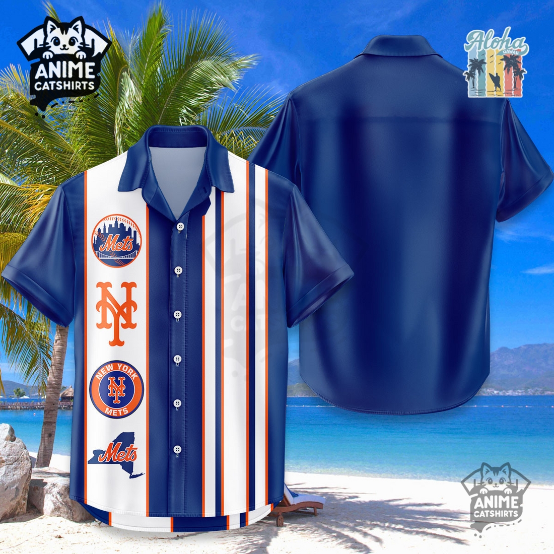 New York Mets MLB Aloha Hawaiian Shirt