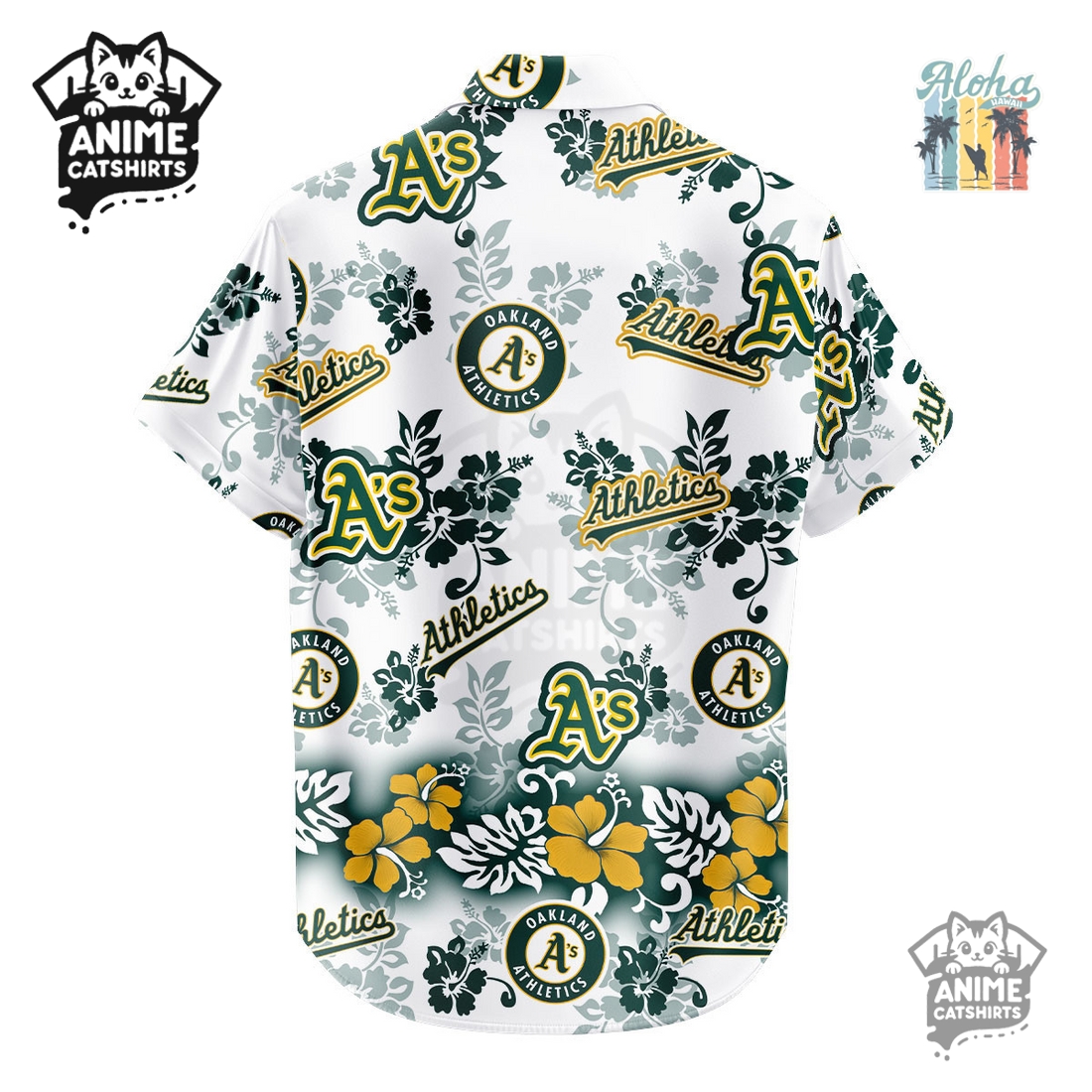Oakland Athletics Aloha Paradise MLB Aloha Hawaiian Shirt Oakland Athletics Aloha Paradise MLB Aloha Hawaiian Shirt
