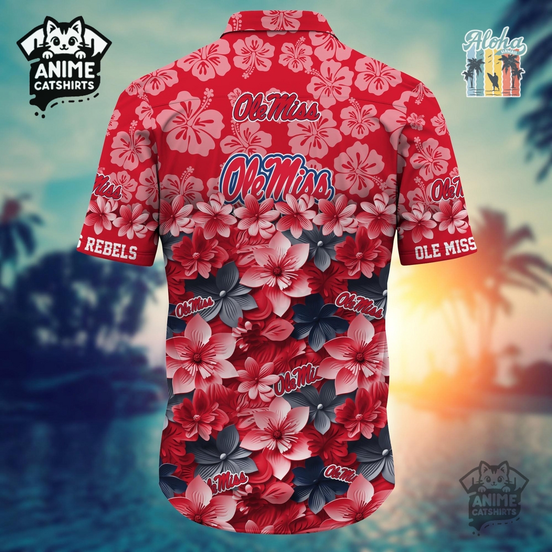 Ole Miss Rebels 2 Sports Hawaiian Shirt Ole Miss Rebels 2 Sports Hawaiian Shirt