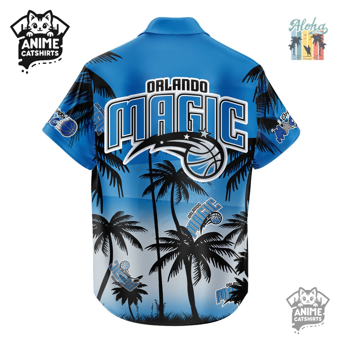 Orlando Magic NBA Aloha Shirt Orlando Magic NBA Aloha Shirt