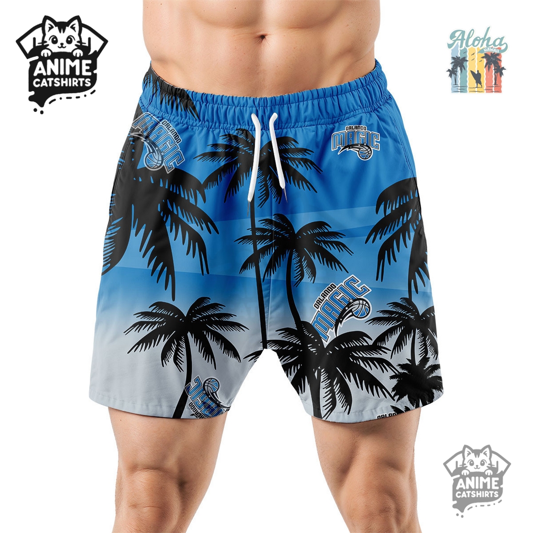 Orlando Magic NBA Aloha Shirt Orlando Magic NBA Aloha Shirt