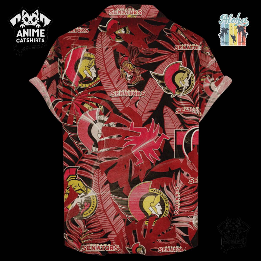 Ottawa Senators Men’s NHL Hawaiian Shirt