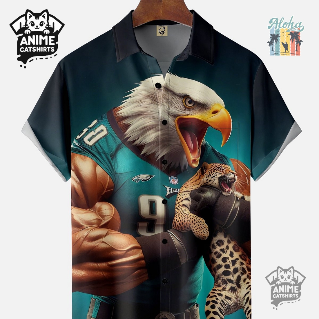 Baltimore Ravens NFL Aloha Shirt & Shorts Set Baltimore Ravens NFL Aloha Shirt & Shorts Set